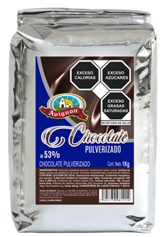 CHOCOLATE PULVERIZADO OSCURO GOURMET 50% (1KG)