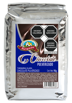 CHOCOLATE PULVERIZADO CLARO TURQUESA (1 KG)