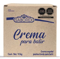 CREMA P/BATIR SABOREX 10 LT