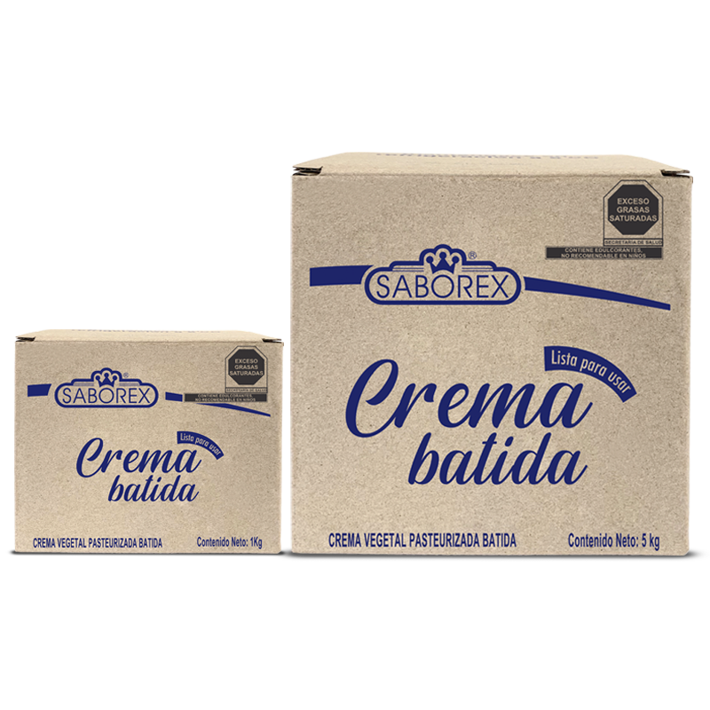 CREMA BATIDA 1 KG SABOREX