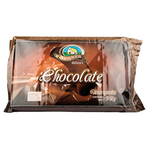 LIGHT CHOCOLATE BLOCK TURQUESA 1KG