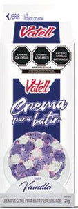 CREMA P/BATIR TOPPING VATEL 2KG VAINILL